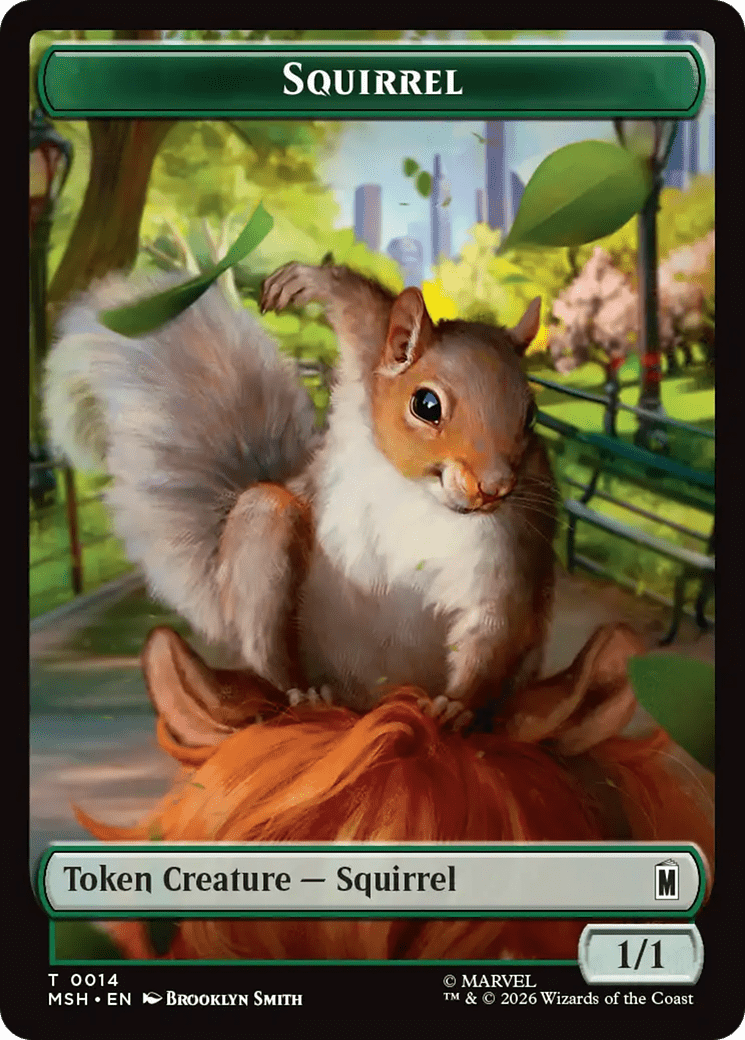 Galactus // Squirrel Double-Sided Token [Marvel Super Heroes Tokens] | Multizone: Comics And Games