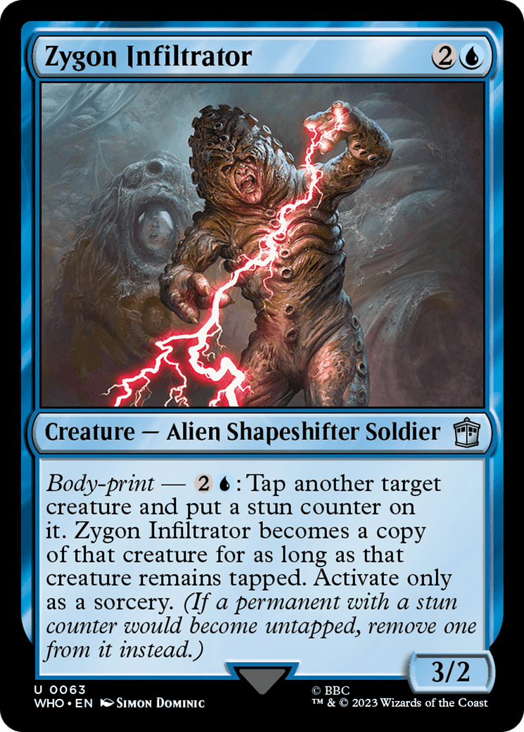 Zygon Infiltrator [Doctor Who] MTG Single Magic: The Gathering  | Multizone: Comics And Games