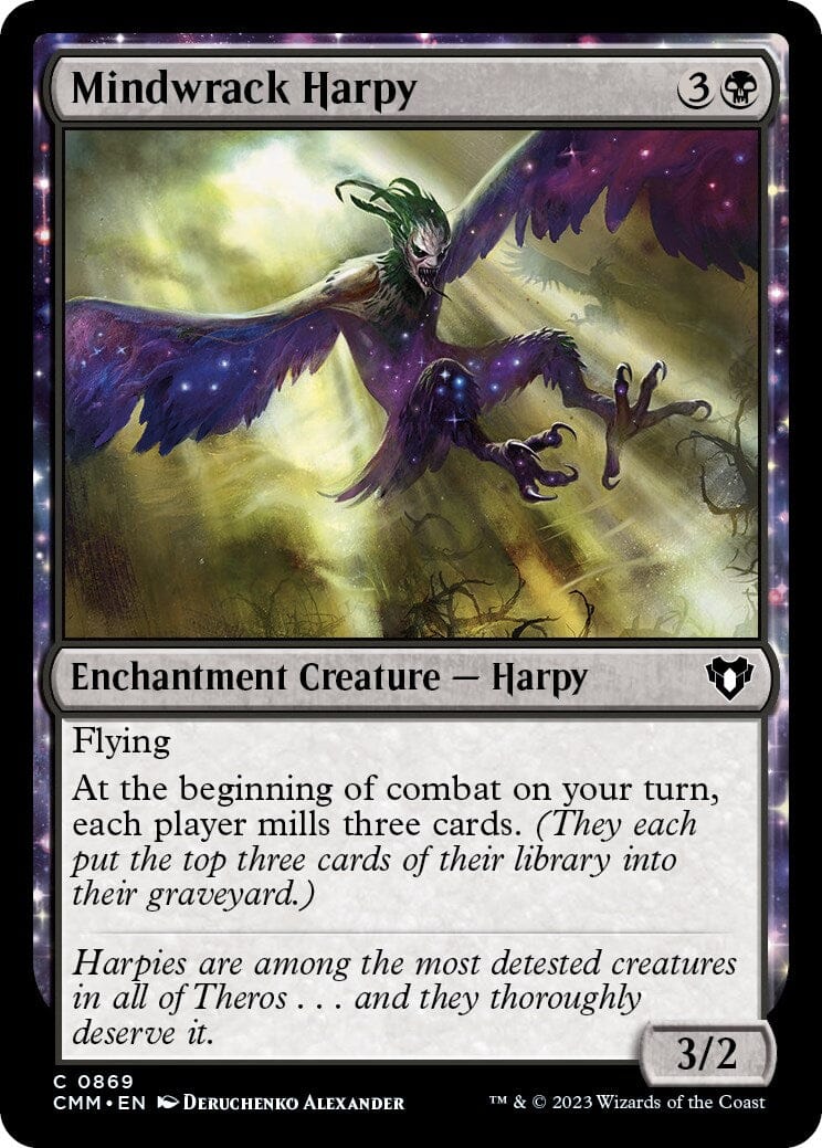 Mindwrack Harpy [Commander Masters] MTG Single Magic: The Gathering  | Multizone: Comics And Games