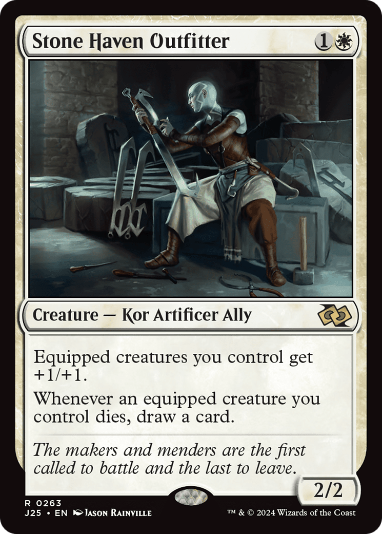 Stone Haven Outfitter [Foundations Jumpstart] MTG Single Magic: The Gathering  | Multizone: Comics And Games