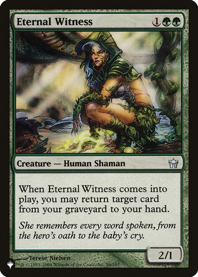 Eternal Witness [The List] MTG Single Magic: The Gathering  | Multizone: Comics And Games