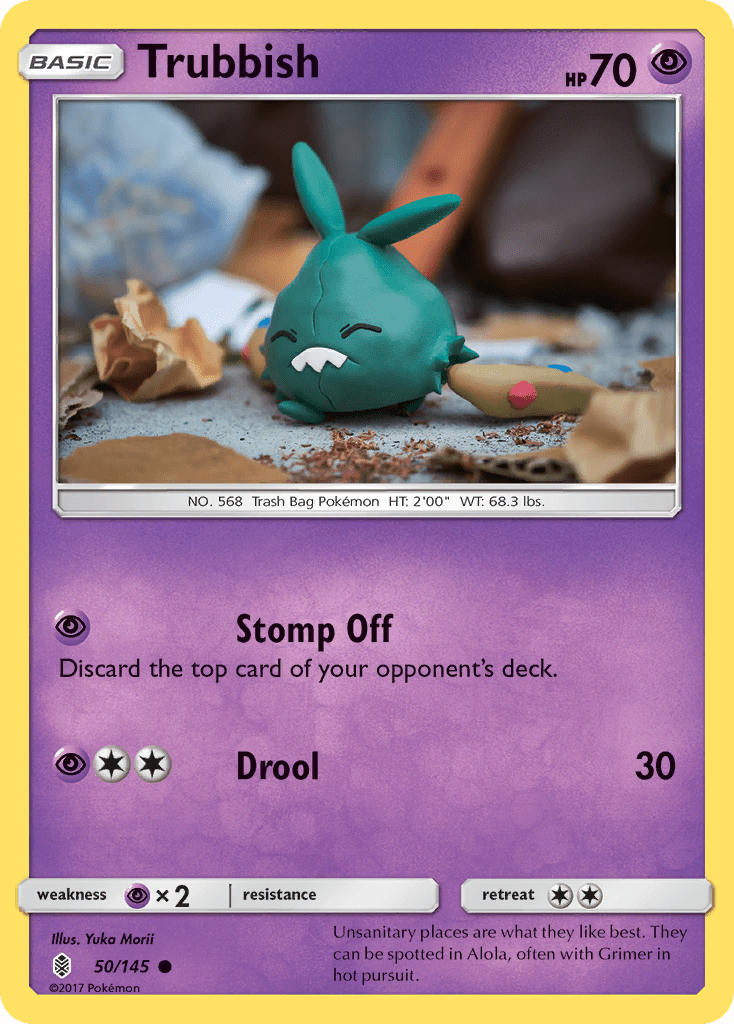 Trubbish (50/145) [Sun & Moon: Guardians Rising] Pokemon Single Pokémon  | Multizone: Comics And Games