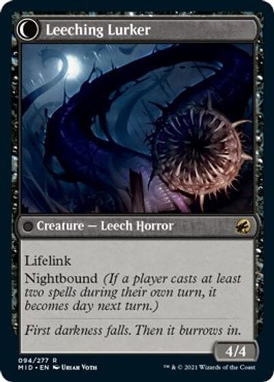 Curse of Leeches // Leeching Lurker [Innistrad: Midnight Hunt] MTG Single Magic: The Gathering  | Multizone: Comics And Games