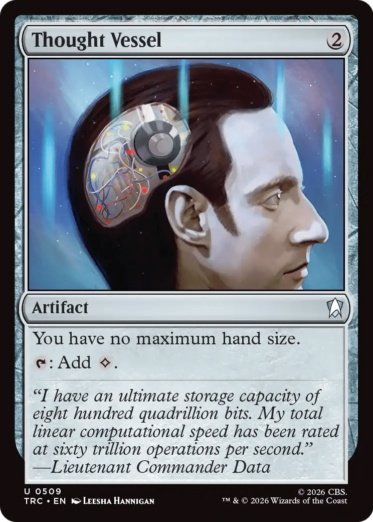 Thought Vessel [Star Trek Commander] MTG Single Magic: The Gathering  | Multizone: Comics And Games