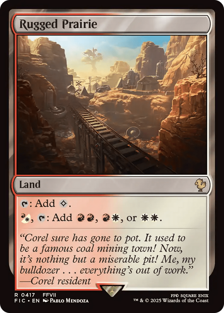 Rugged Prairie [FINAL FANTASY Commander] MTG Single Magic: The Gathering  | Multizone: Comics And Games