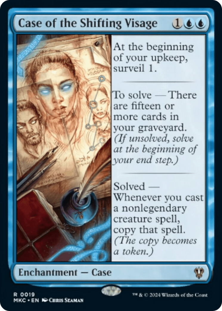 Case of the Shifting Visage [Murders at Karlov Manor Commander] MTG Single Magic: The Gathering  | Multizone: Comics And Games