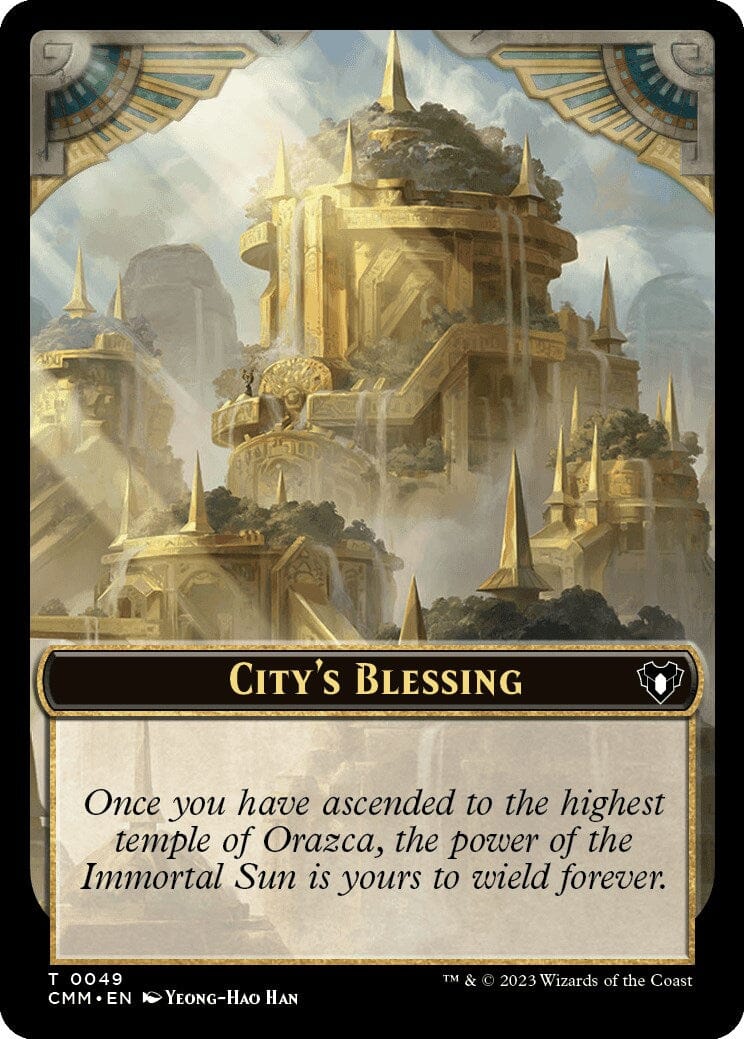 City's Blessing // Rat Double-Sided Token [Commander Masters Tokens] MTG Single Magic: The Gathering  | Multizone: Comics And Games