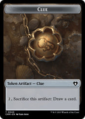 Clue // Elephant Double-Sided Token [Commander Masters Tokens] MTG Single Magic: The Gathering  | Multizone: Comics And Games