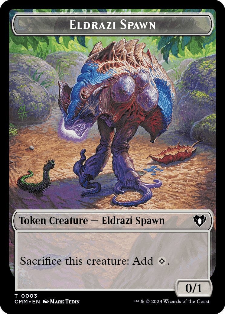 Eldrazi Spawn // Ogre Double-Sided Token [Commander Masters Tokens] MTG Single Magic: The Gathering  | Multizone: Comics And Games