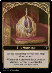 The Monarch // Elf Druid Double-Sided Token [Commander Masters Tokens] MTG Single Magic: The Gathering  | Multizone: Comics And Games