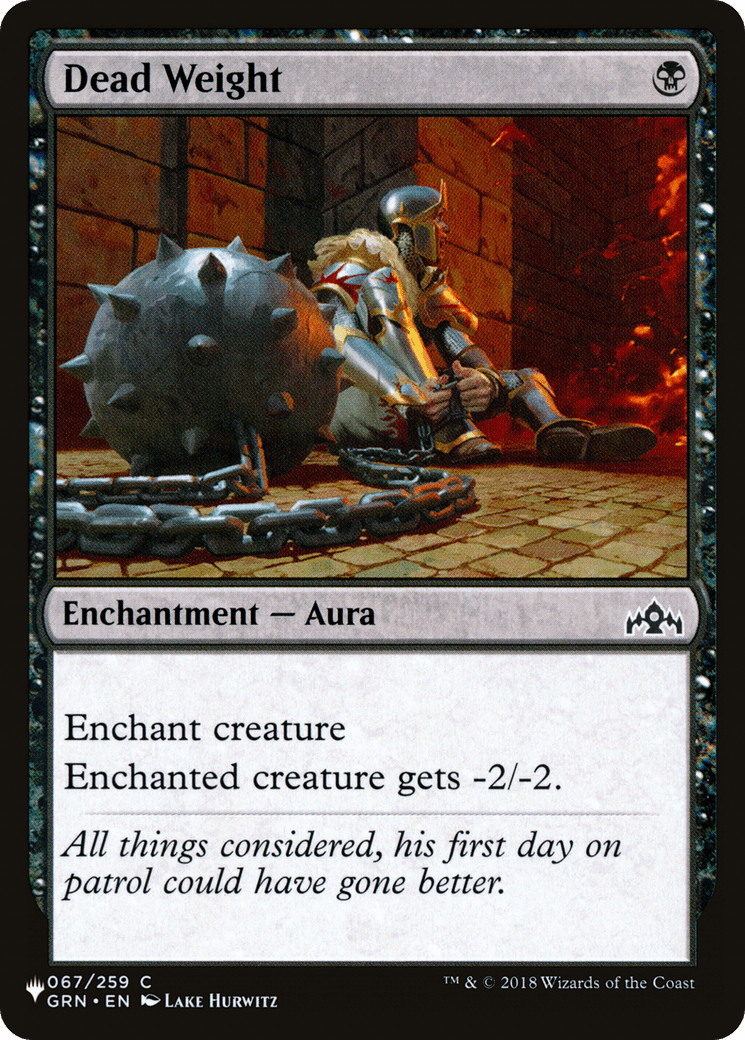 Dead Weight [The List] MTG Single Magic: The Gathering  | Multizone: Comics And Games