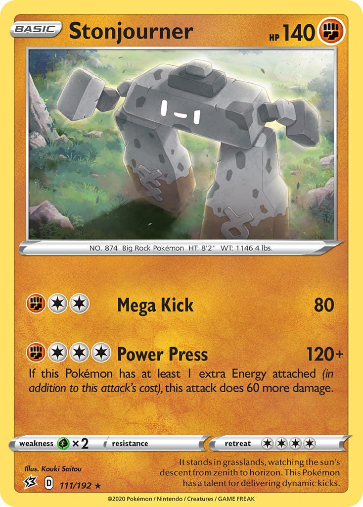 Stonjourner (111/192) (Theme Deck Exclusive) [Sword & Shield: Rebel Clash] Pokemon Single Pokémon  | Multizone: Comics And Games