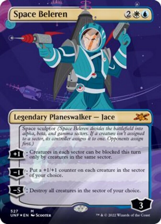 Space Beleren (Borderless) (Galaxy Foil) [Unfinity] MTG Single Magic: The Gathering  | Multizone: Comics And Games