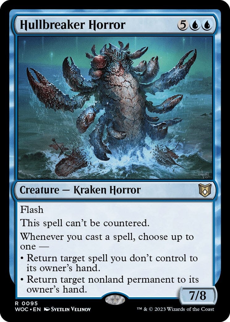 Hullbreaker Horror [Wilds of Eldraine Commander] MTG Single Magic: The Gathering  | Multizone: Comics And Games