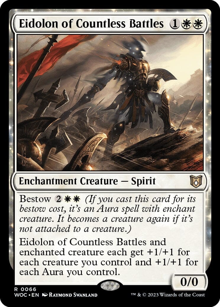 Eidolon of Countless Battles [Wilds of Eldraine Commander] MTG Single Magic: The Gathering  | Multizone: Comics And Games