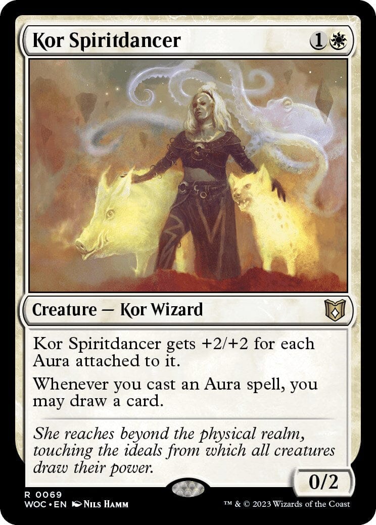 Kor Spiritdancer [Wilds of Eldraine Commander] MTG Single Magic: The Gathering  | Multizone: Comics And Games