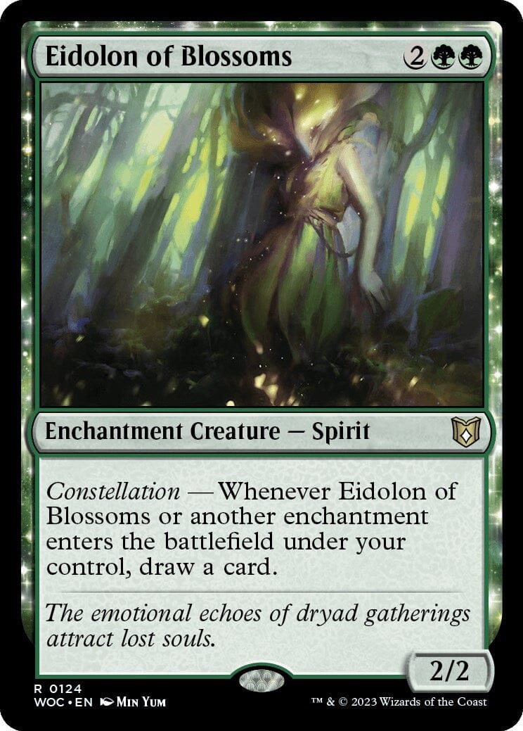 Eidolon of Blossoms [Wilds of Eldraine Commander] MTG Single Magic: The Gathering  | Multizone: Comics And Games