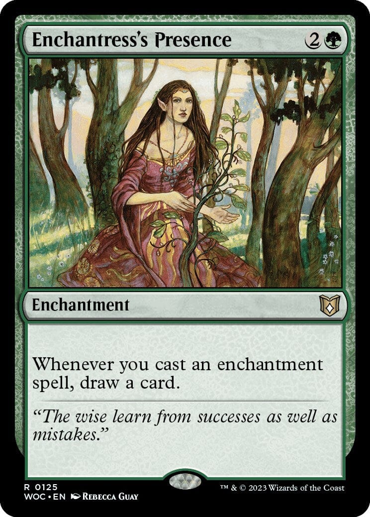 Enchantress's Presence [Wilds of Eldraine Commander] MTG Single Magic: The Gathering  | Multizone: Comics And Games