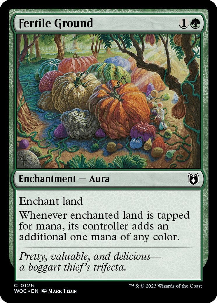 Fertile Ground [Wilds of Eldraine Commander] MTG Single Magic: The Gathering  | Multizone: Comics And Games