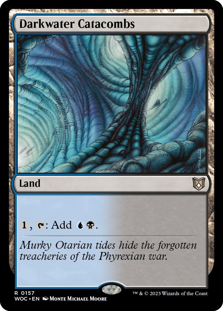 Darkwater Catacombs [Wilds of Eldraine Commander] MTG Single Magic: The Gathering  | Multizone: Comics And Games