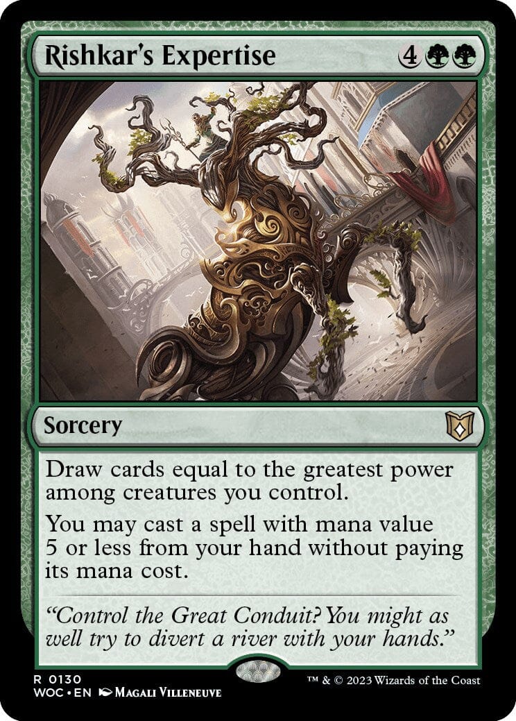 Rishkar's Expertise [Wilds of Eldraine Commander] MTG Single Magic: The Gathering  | Multizone: Comics And Games