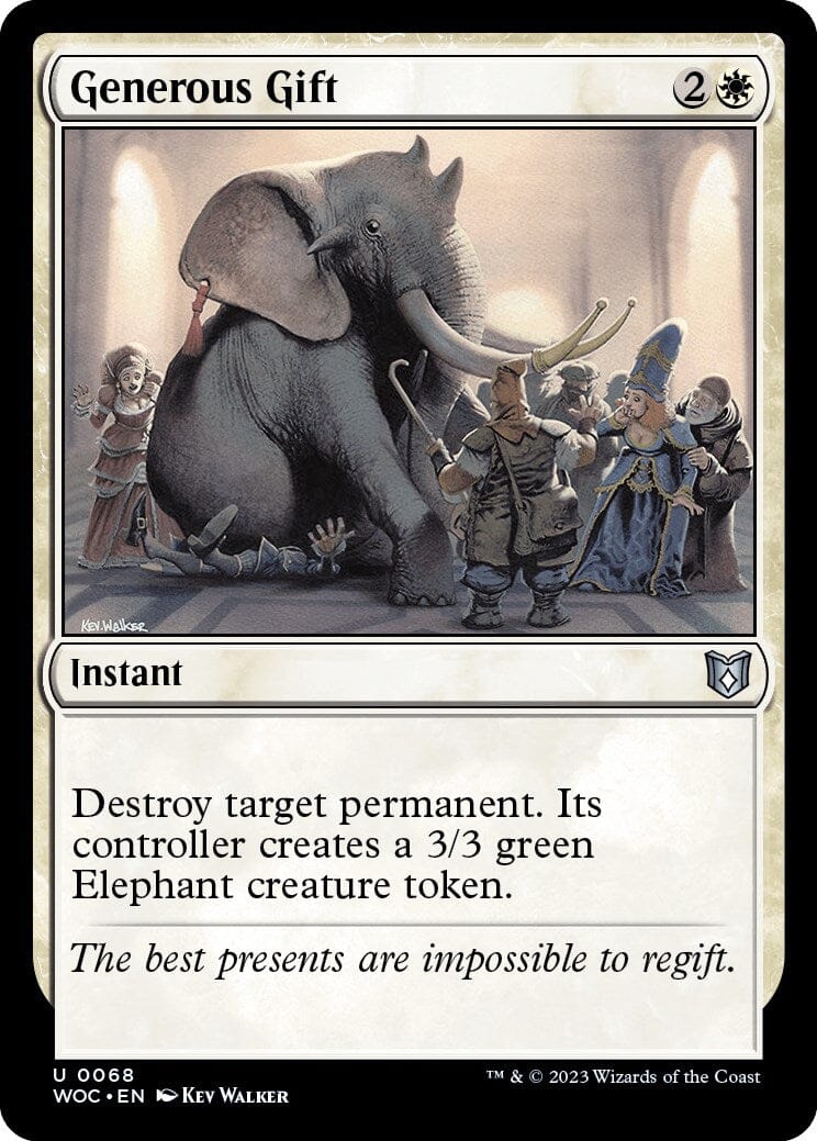 Generous Gift [Wilds of Eldraine Commander] MTG Single Magic: The Gathering  | Multizone: Comics And Games