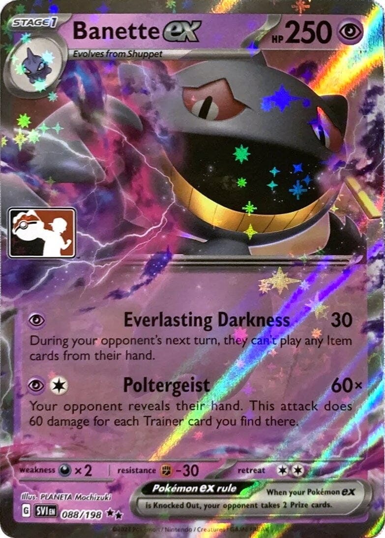 Banette ex (088/198) [Prize Pack Series Three] Pokemon Single Pokémon  | Multizone: Comics And Games