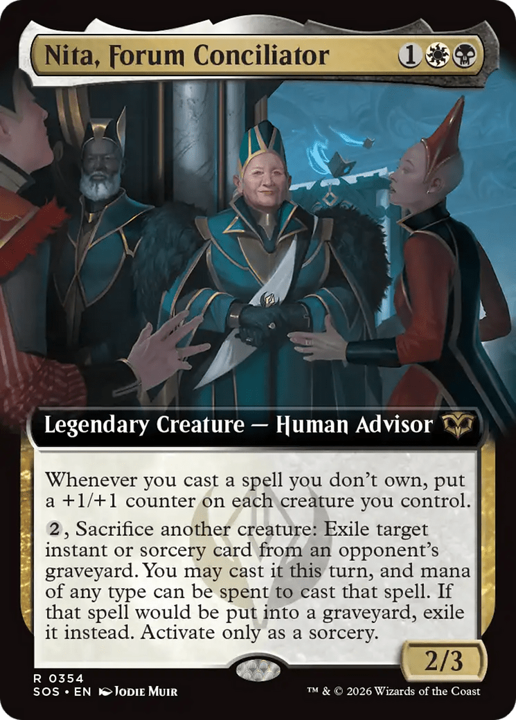 Nita, Forum Conciliator (Extended Art) [Secrets of Strixhaven] MTG Single Magic: The Gathering  | Multizone: Comics And Games