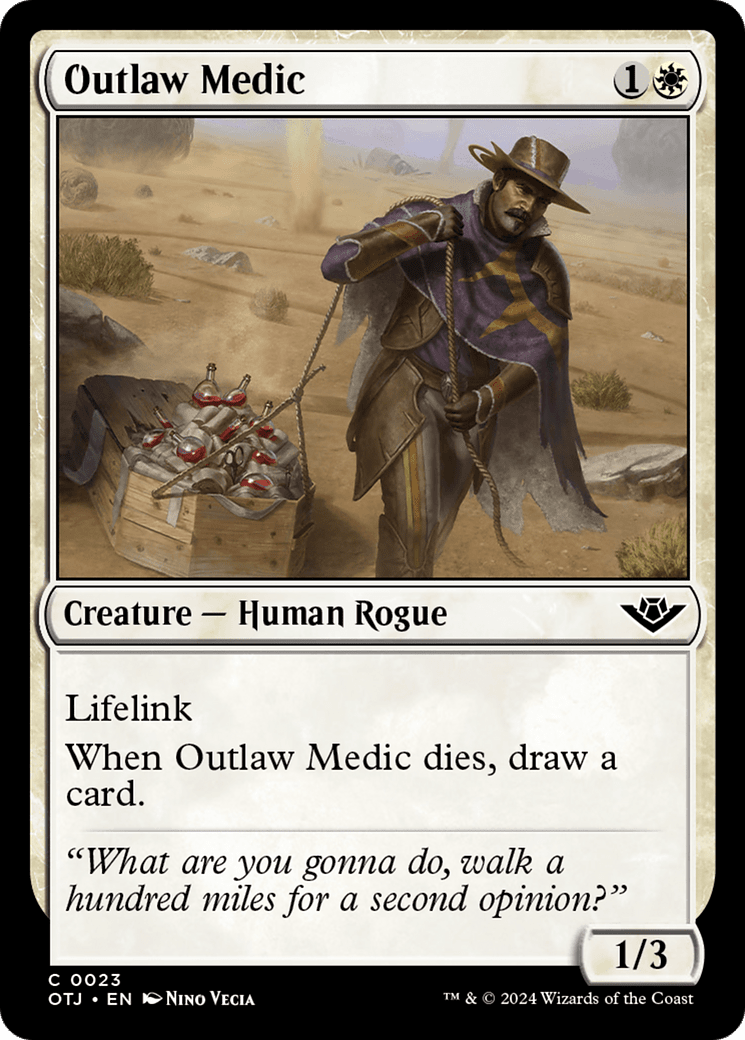 Outlaw Medic [Outlaws of Thunder Junction] MTG Single Magic: The Gathering  | Multizone: Comics And Games