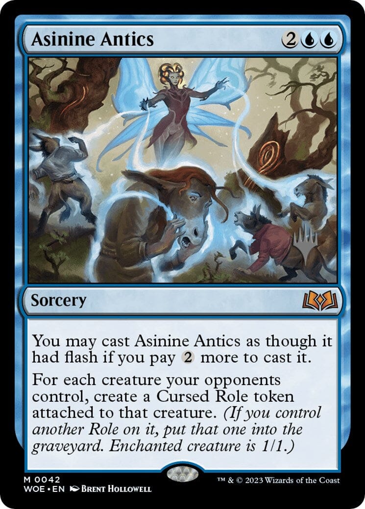 Asinine Antics (Promo Pack) [Wilds of Eldraine Promos] MTG Single Magic: The Gathering  | Multizone: Comics And Games