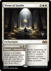 Virtue of Loyalty // Ardenvale Fealty (Promo Pack) [Wilds of Eldraine Promos] MTG Single Magic: The Gathering  | Multizone: Comics And Games
