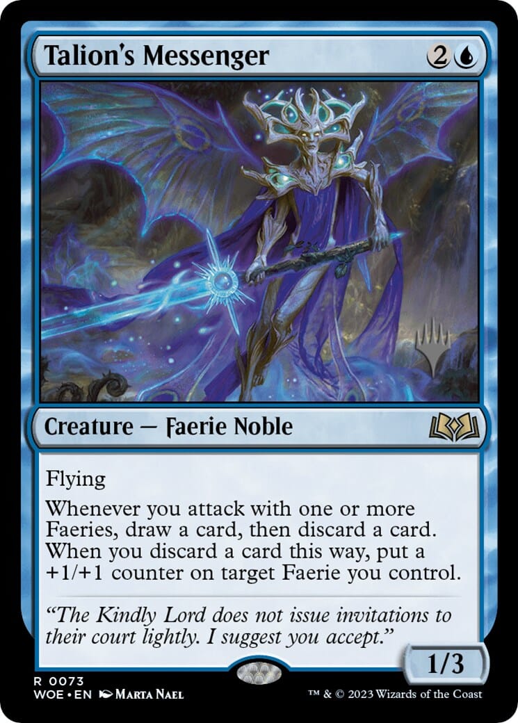 Talion's Messenger (Promo Pack) [Wilds of Eldraine Promos] MTG Single Magic: The Gathering  | Multizone: Comics And Games