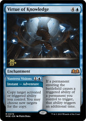 Virtue of Knowledge // Vantress Visions (Promo Pack) [Wilds of Eldraine Promos] MTG Single Magic: The Gathering  | Multizone: Comics And Games