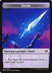 Elf Warrior // Shard Double-Sided Token [Kaldheim Tokens] MTG Single Magic: The Gathering  | Multizone: Comics And Games