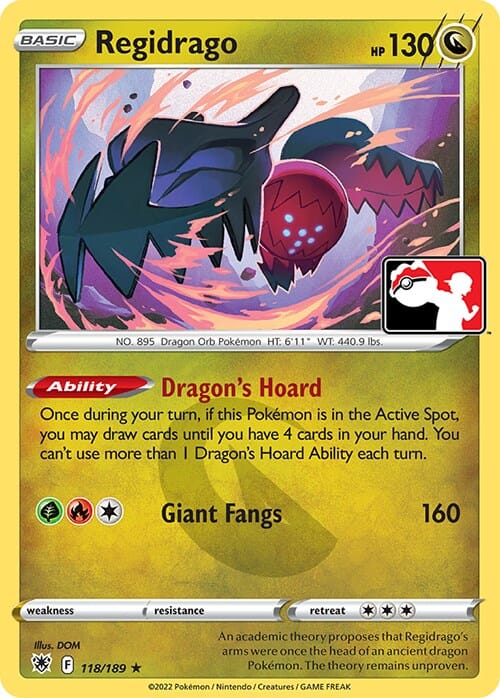 Regidrago (118/189) [Prize Pack Series Three] Pokemon Single Pokémon  | Multizone: Comics And Games