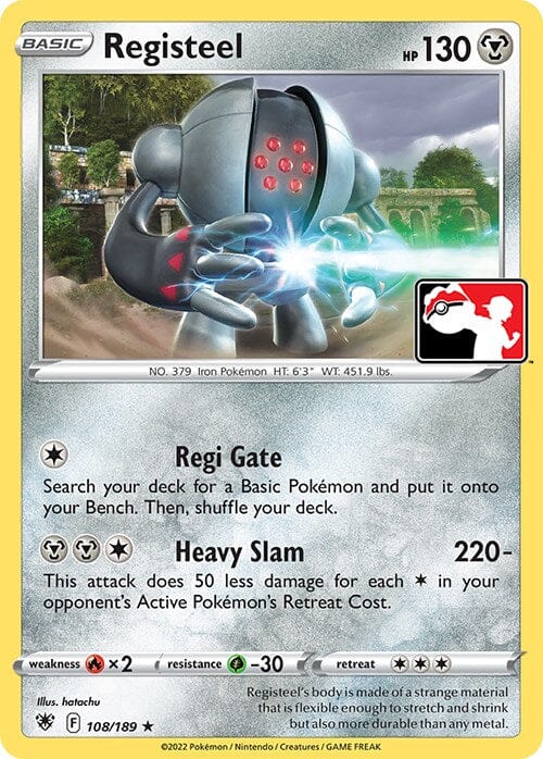 Registeel (108/189) [Prize Pack Series Three] Pokemon Single Pokémon  | Multizone: Comics And Games