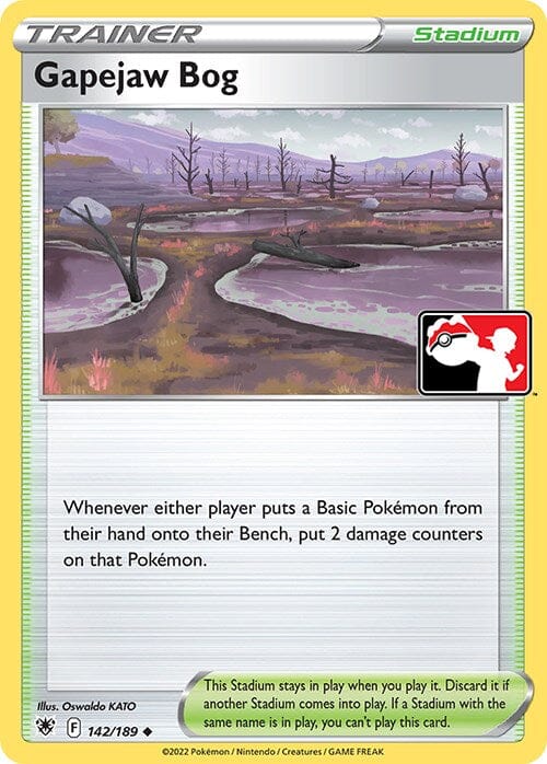 Gapejaw Bog (142/189) [Prize Pack Series Three] Pokemon Single Pokémon  | Multizone: Comics And Games