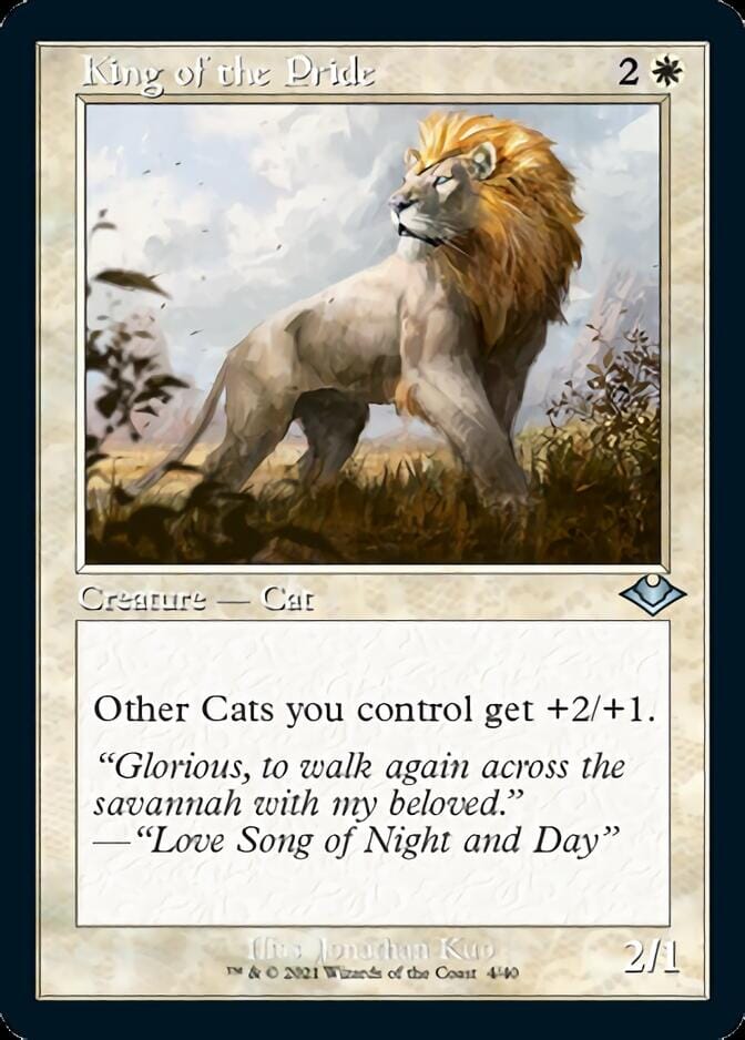 King of the Pride (Retro) [Modern Horizons] MTG Single Magic: The Gathering  | Multizone: Comics And Games