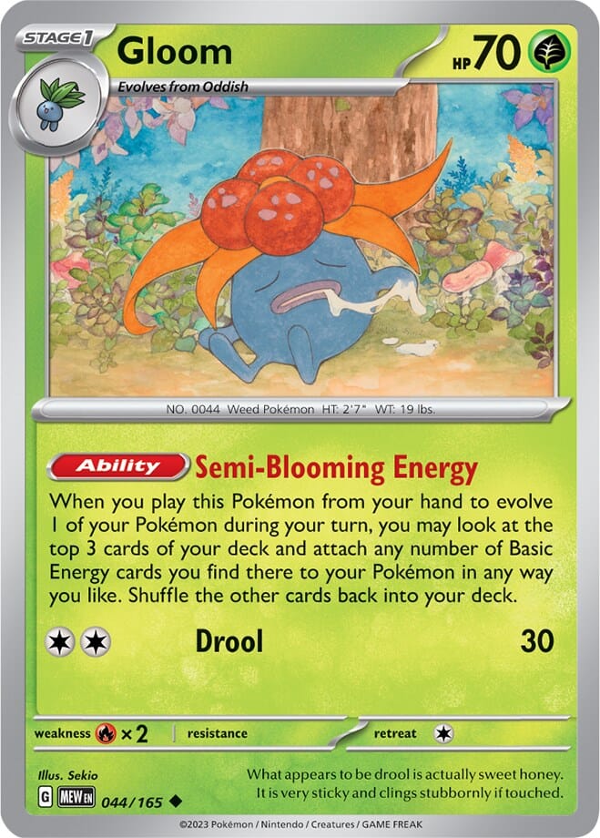 Gloom (044/165) [Scarlet & Violet 151] Pokemon Single Pokémon  | Multizone: Comics And Games