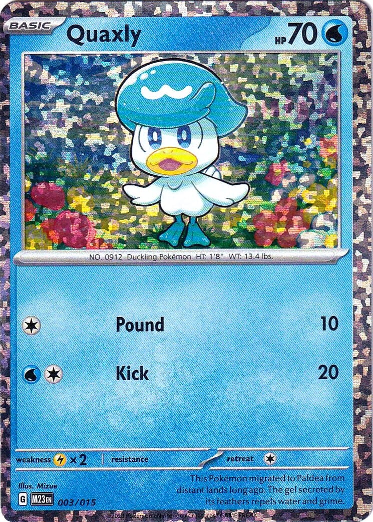 Quaxly (003/015) [McDonald's Promos: 2023 Collection] Pokemon Single Pokémon  | Multizone: Comics And Games