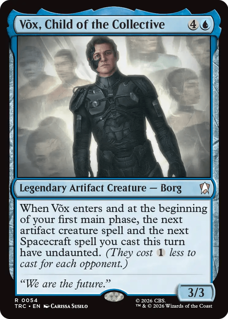 Vox, Child of the Collective (Surge Foil) [Star Trek Commander] MTG Single Magic: The Gathering  | Multizone: Comics And Games