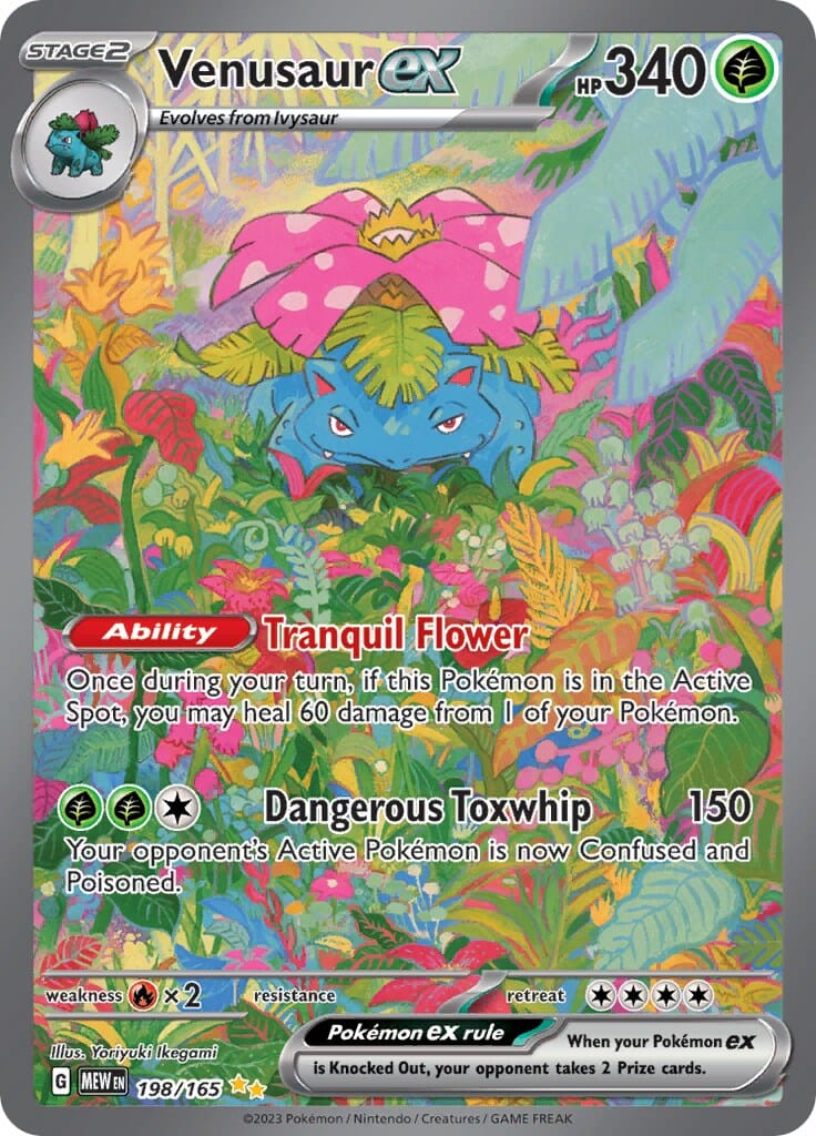 Venusaur ex (198/165) [Scarlet & Violet 151] Pokemon Single Pokémon  | Multizone: Comics And Games