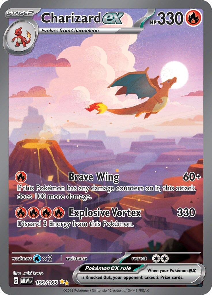 Charizard ex (199/165) [Scarlet & Violet 151] Pokemon Single Pokémon  | Multizone: Comics And Games