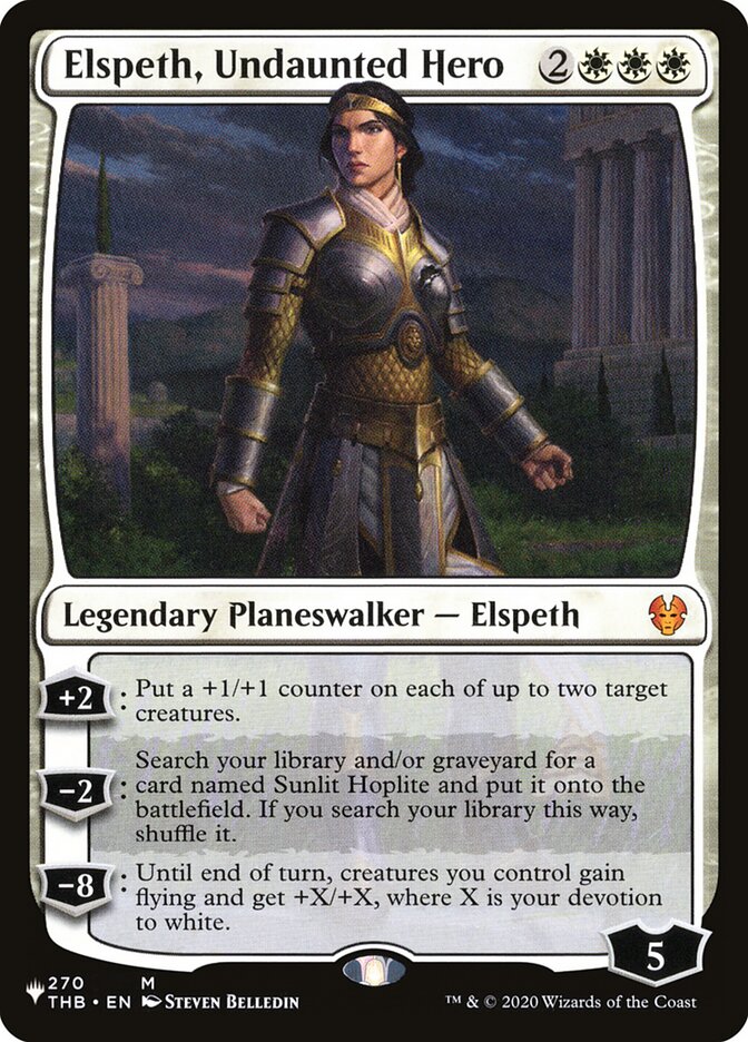 Elspeth, Undaunted Hero [The List] MTG Single Magic: The Gathering  | Multizone: Comics And Games