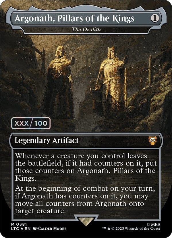 Argonath, Pillars of the Kings - The Ozolith (Serialized) [The Lord of the Rings: Tales of Middle-Earth Commander] MTG Single Magic: The Gathering  | Multizone: Comics And Games