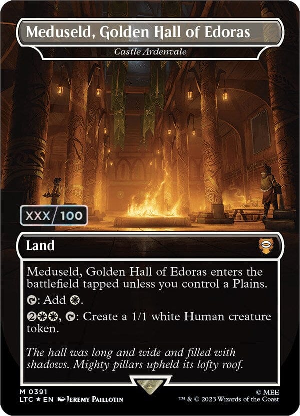 Meduseld, Golden Hall of Edoras - Castle Ardenvale (Serialized) [The Lord of the Rings: Tales of Middle-Earth Commander] MTG Single Magic: The Gathering  | Multizone: Comics And Games