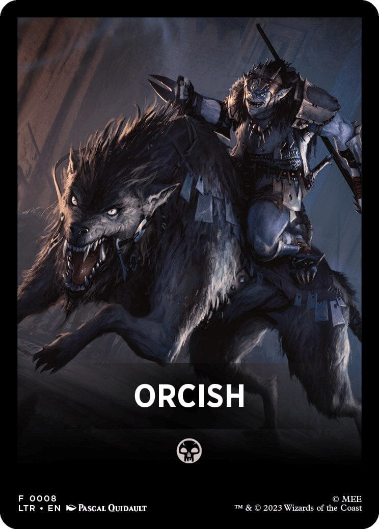 Orcish Theme Card [The Lord of the Rings: Tales of Middle-Earth] MTG Single Magic: The Gathering  | Multizone: Comics And Games