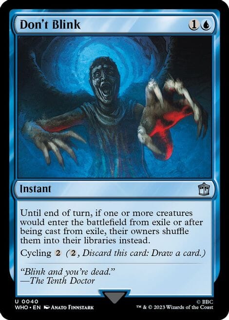 Don't Blink [Doctor Who] MTG Single Magic: The Gathering  | Multizone: Comics And Games