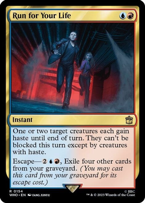 Run for Your Life [Doctor Who] MTG Single Magic: The Gathering  | Multizone: Comics And Games