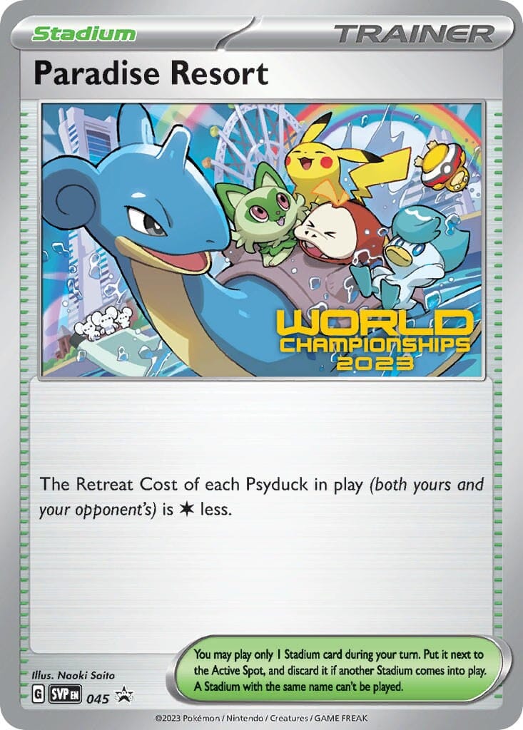 Paradise Resort (045) [World Championships 2023] Pokemon Single Pokémon  | Multizone: Comics And Games